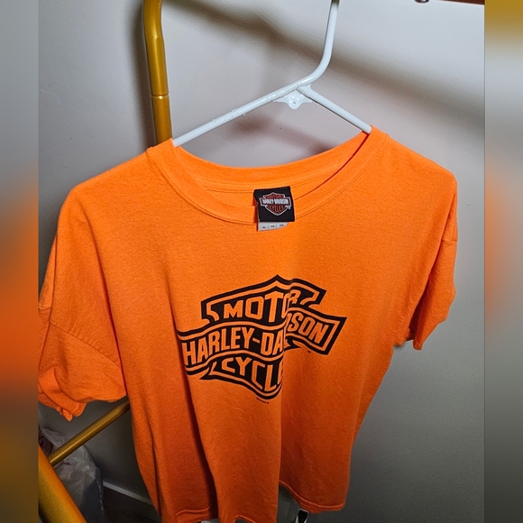 Harley-Davidson Other - Harley-Davidson Mens Orange T-Shirt